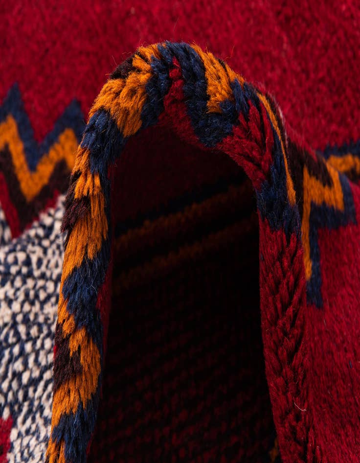 Detail image of 3' x 4' 10 Hand Knotted Balouch Persian Wool Rug