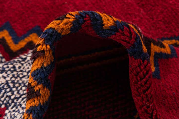 3' x 4' 10 Hand Knotted Balouch Persian Wool Rug