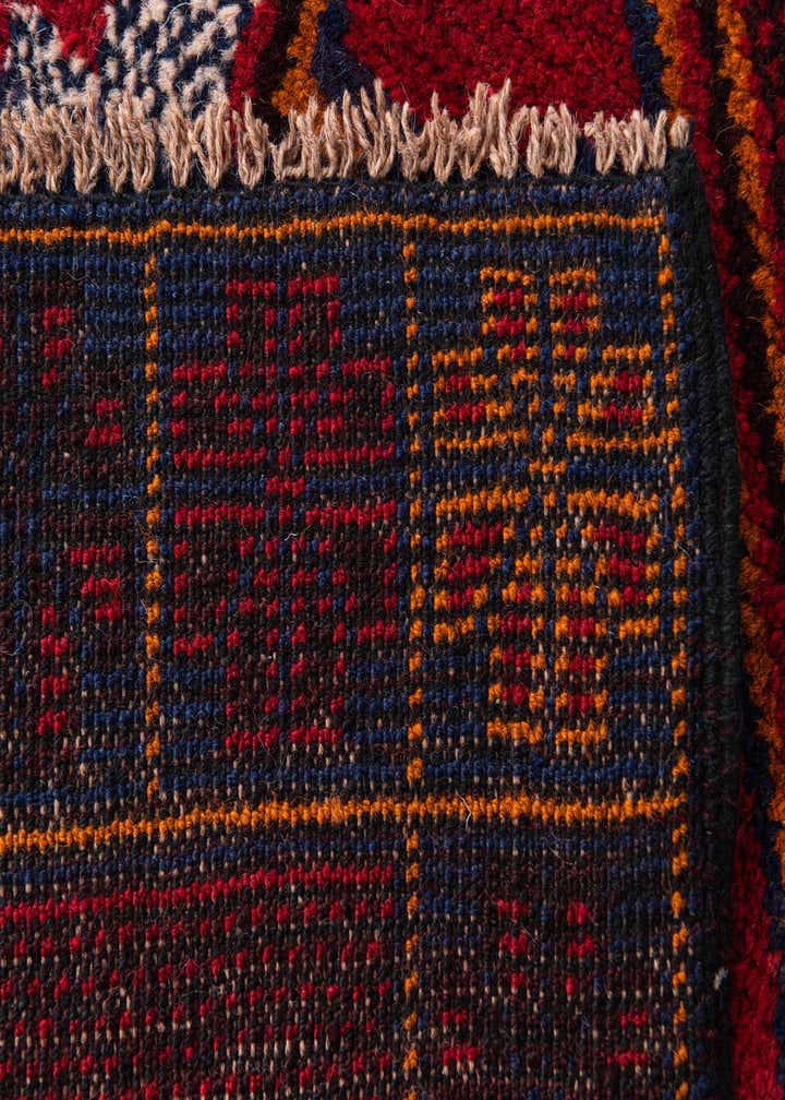 3' x 4' 10 Hand Knotted Balouch Persian Wool Rug