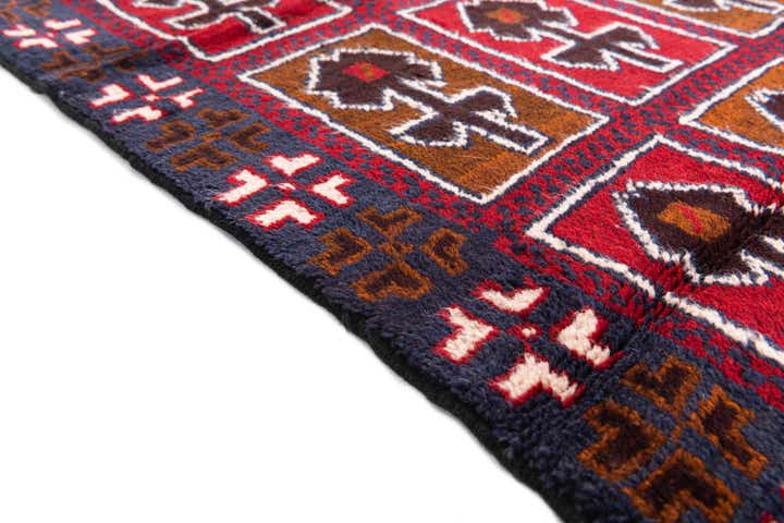 2' 10 x 4' 6 Hand Knotted Balouch Persian Wool Rug