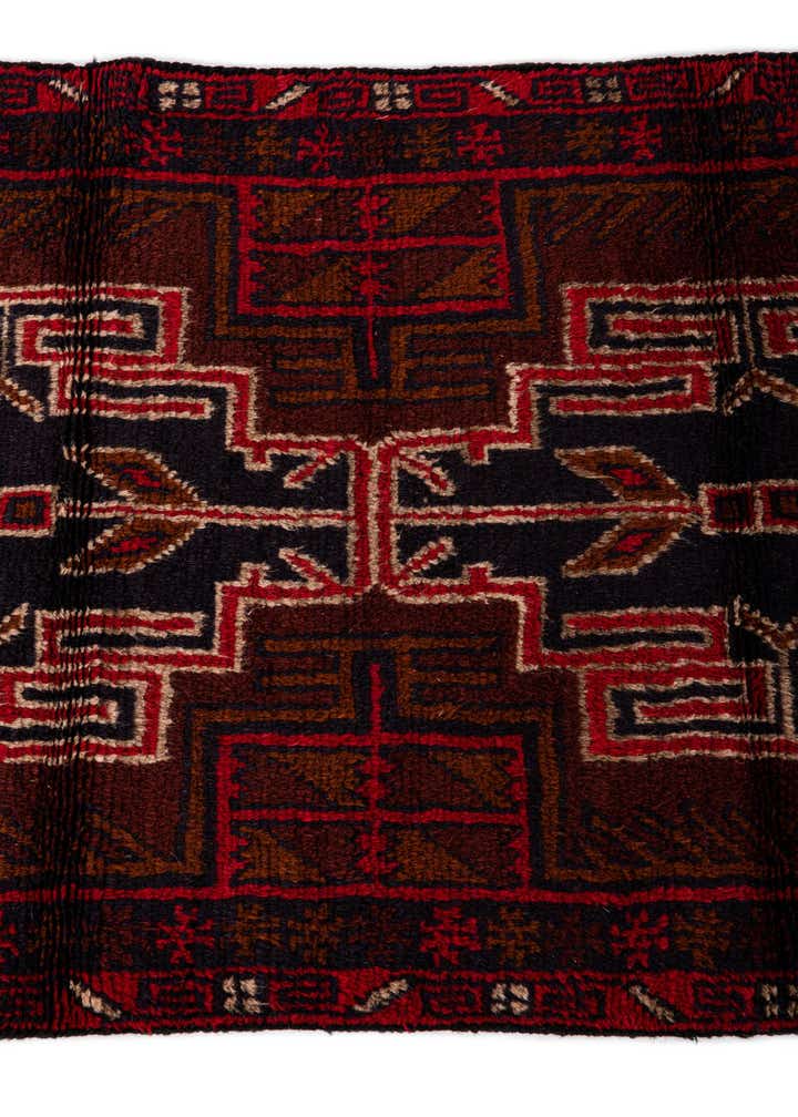 2' 9 x 4' 10 Hand Knotted Balouch Persian Wool Rug