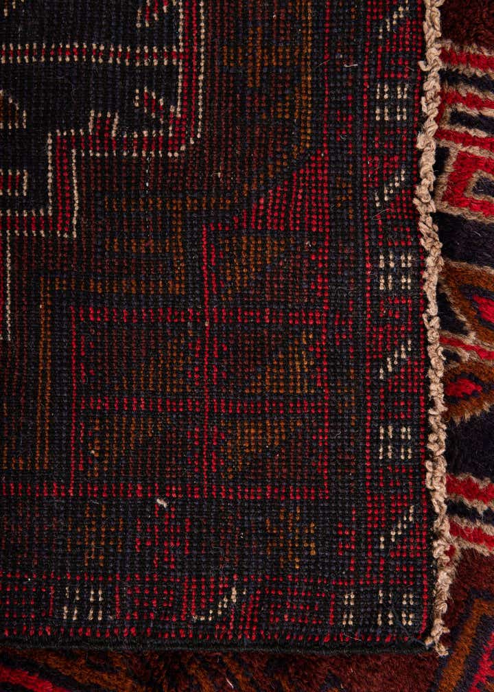 2' 9 x 4' 10 Hand Knotted Balouch Persian Wool Rug