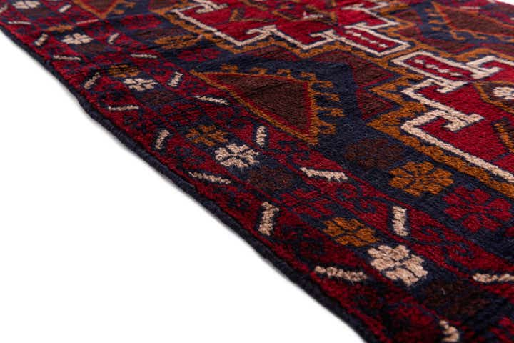 3' x 4' 8 Hand Knotted Balouch Persian Wool Rug