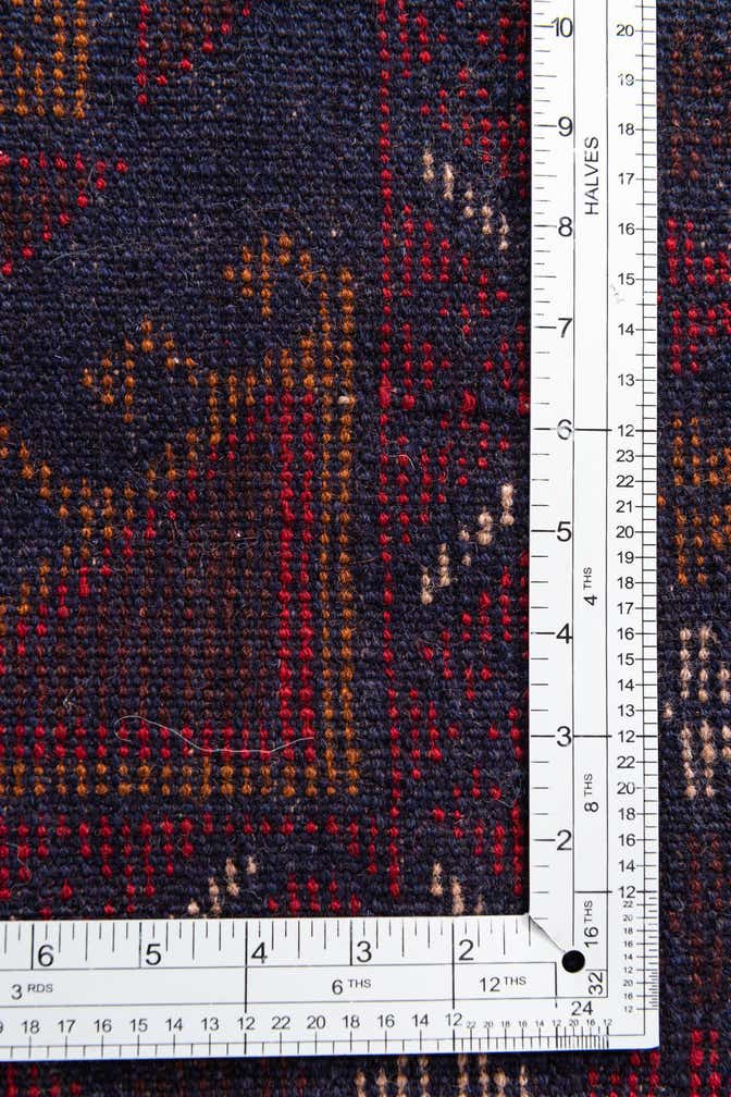 3' x 4' 8 Hand Knotted Balouch Persian Wool Rug