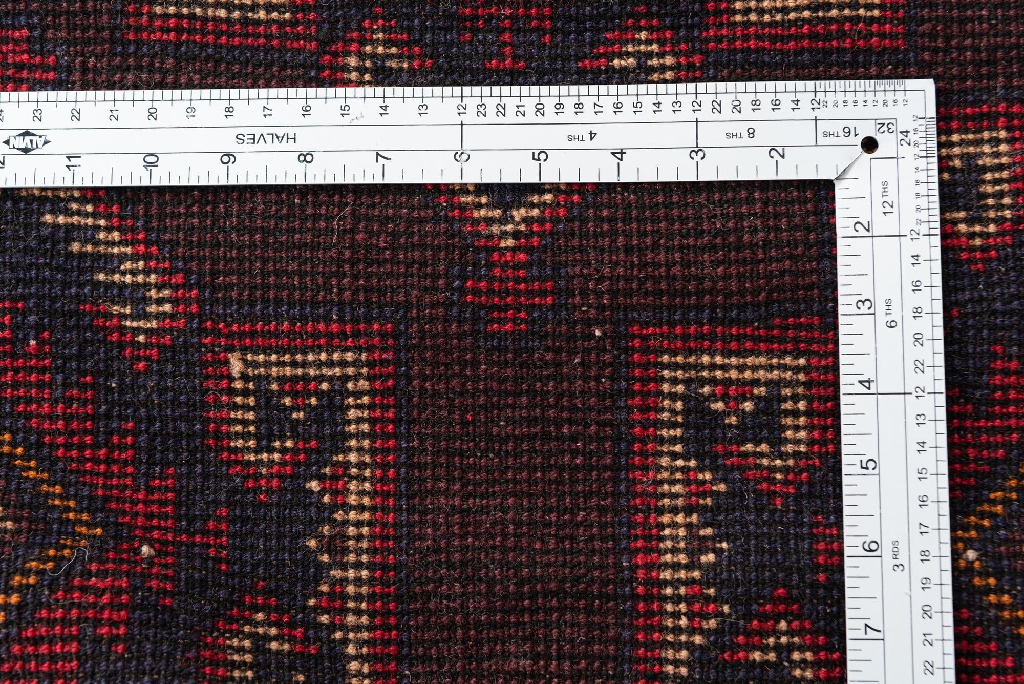2' 9 x 4' 7 Hand Knotted Balouch Persian Wool Rug