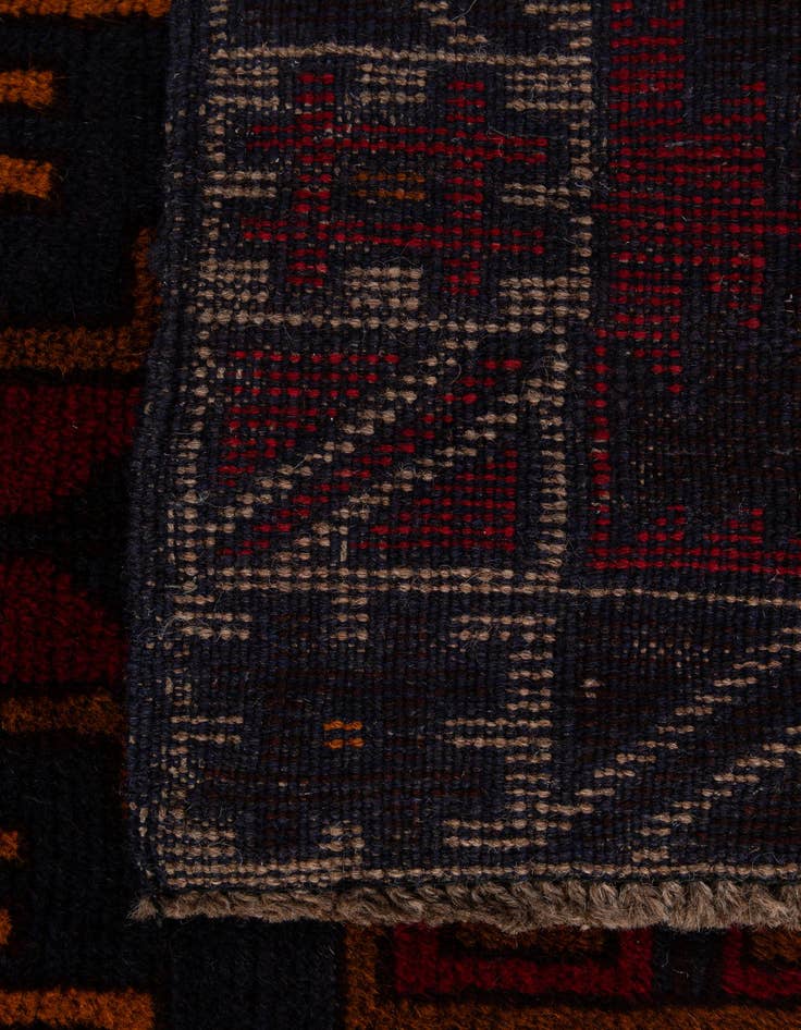 Detail image of 3' x 4' 5  Hand Knotted Balouch Persian Wool Rug