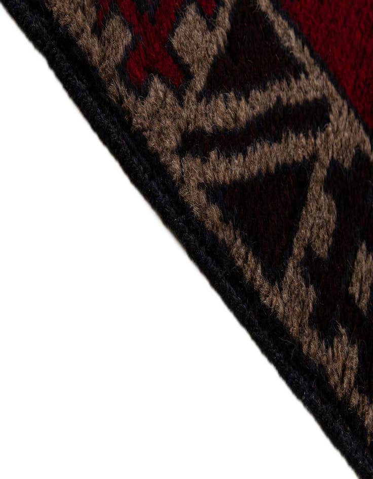 Detail image of 3' x 4' 5  Hand Knotted Balouch Persian Wool Rug