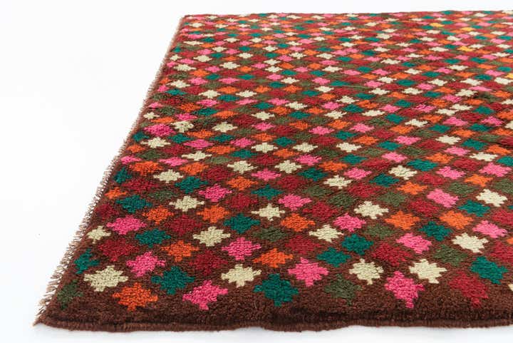 4' 10 x 6' 8 Hand Knotted Balouch Wool Rug