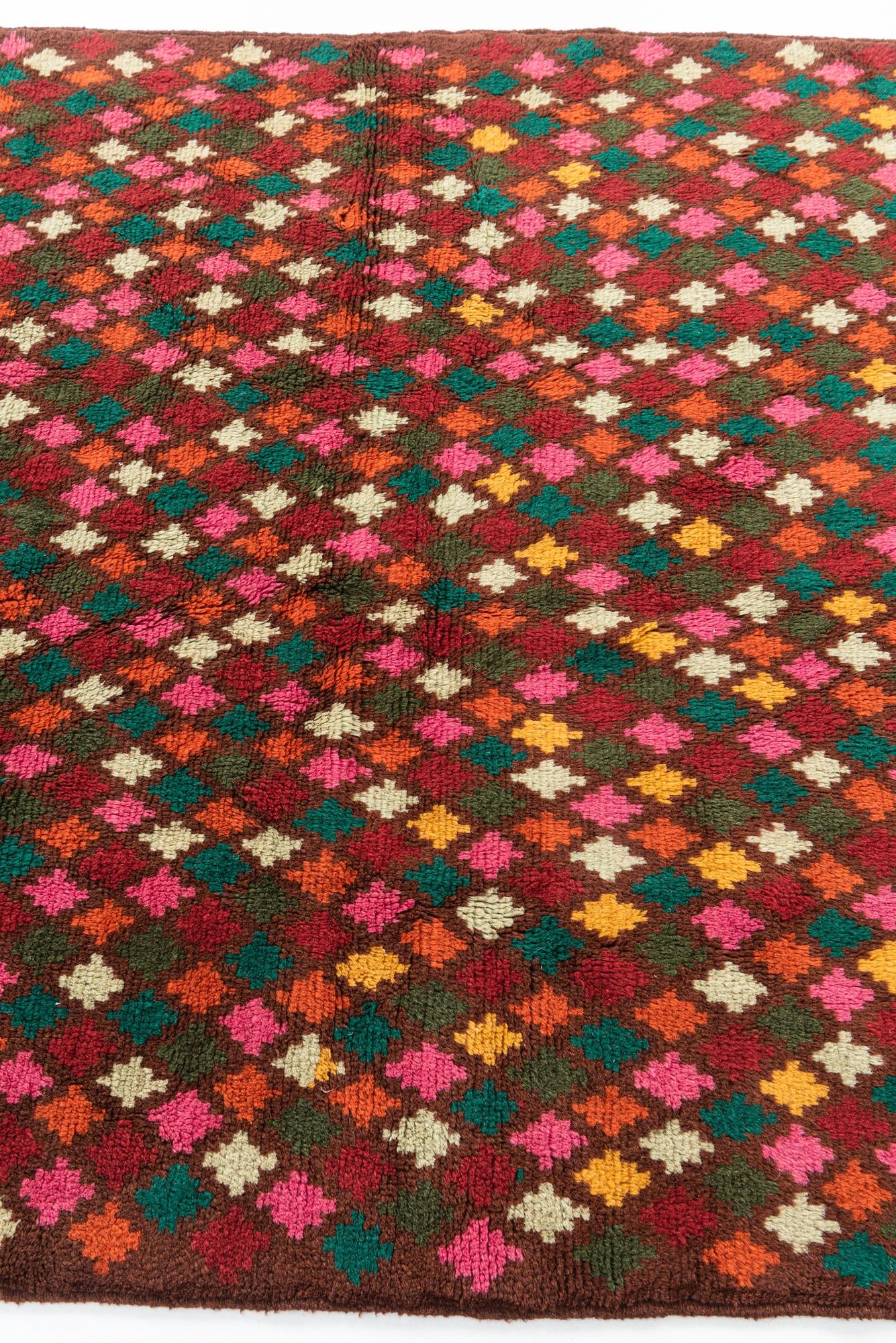 4' 10 x 6' 8 Hand Knotted Balouch Wool Rug