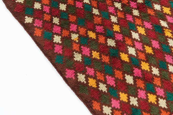 4' 10 x 6' 8 Hand Knotted Balouch Wool Rug