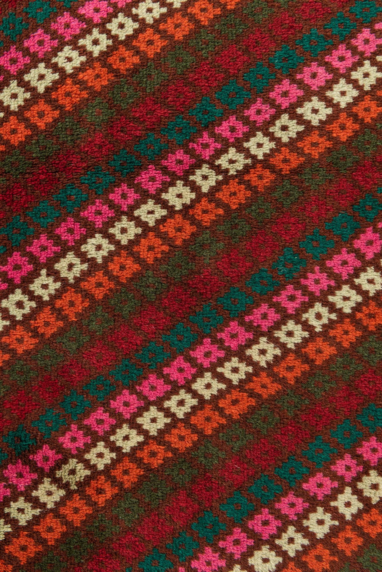 4' 10 x 6' 6 Hand Knotted Balouch Wool Rug