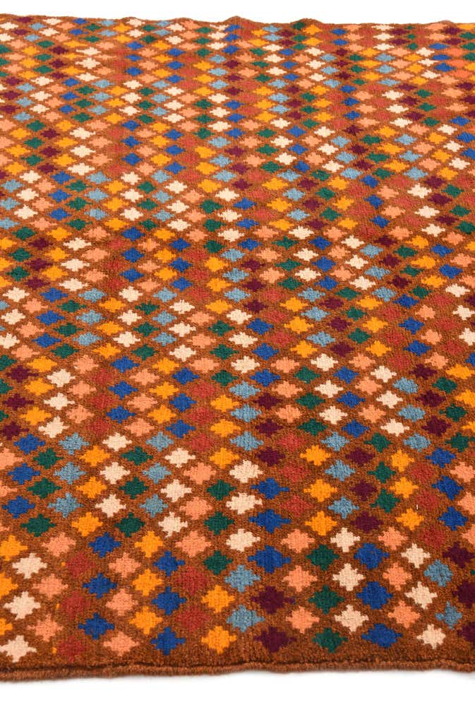 6' 5 x 7' 10 Hand Knotted Balouch Wool Rug