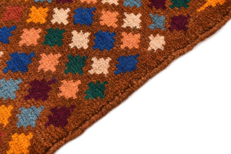 Detail image of 6' 5 x 7' 10 Hand Knotted Balouch Wool Rug