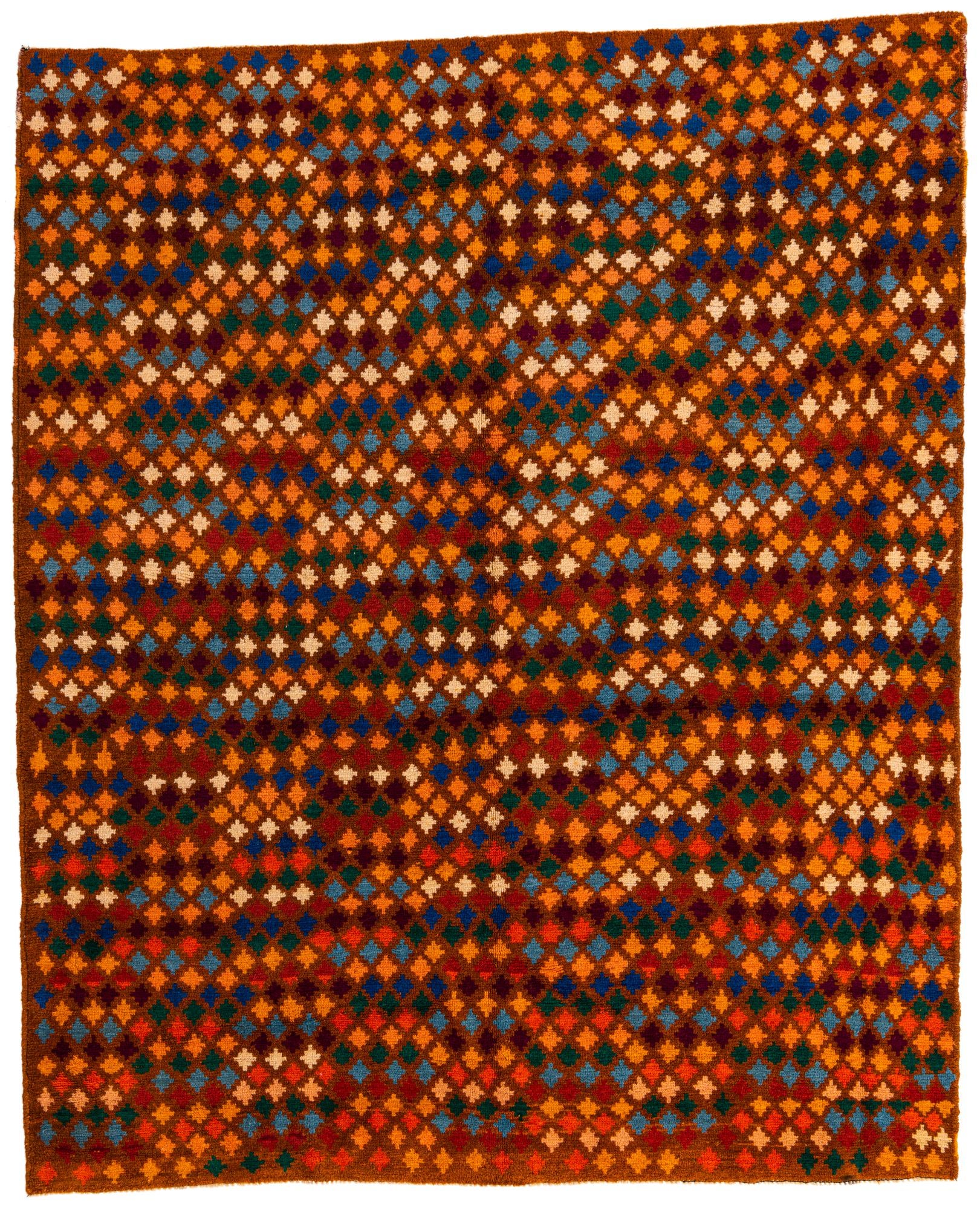 6' 5 x 7' 10 Hand Knotted Balouch Wool Rug