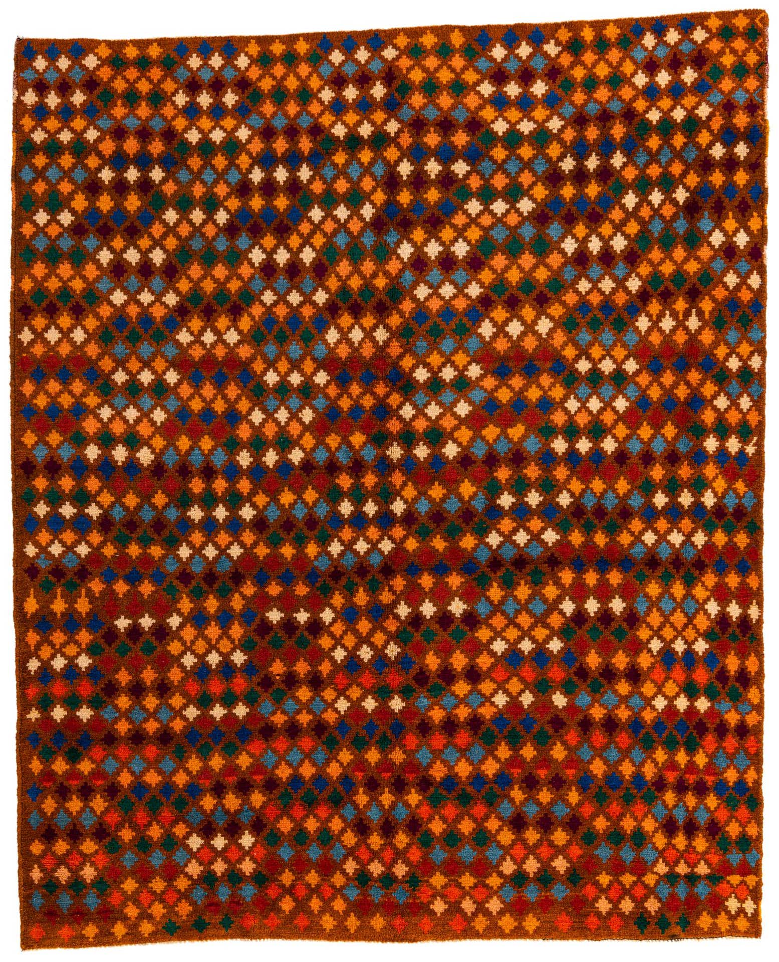 6' 5 x 7' 10 Hand Knotted Balouch Wool Rug