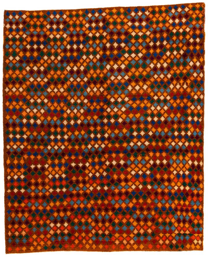 6' 5 x 7' 10 Hand Knotted Balouch Wool Rug