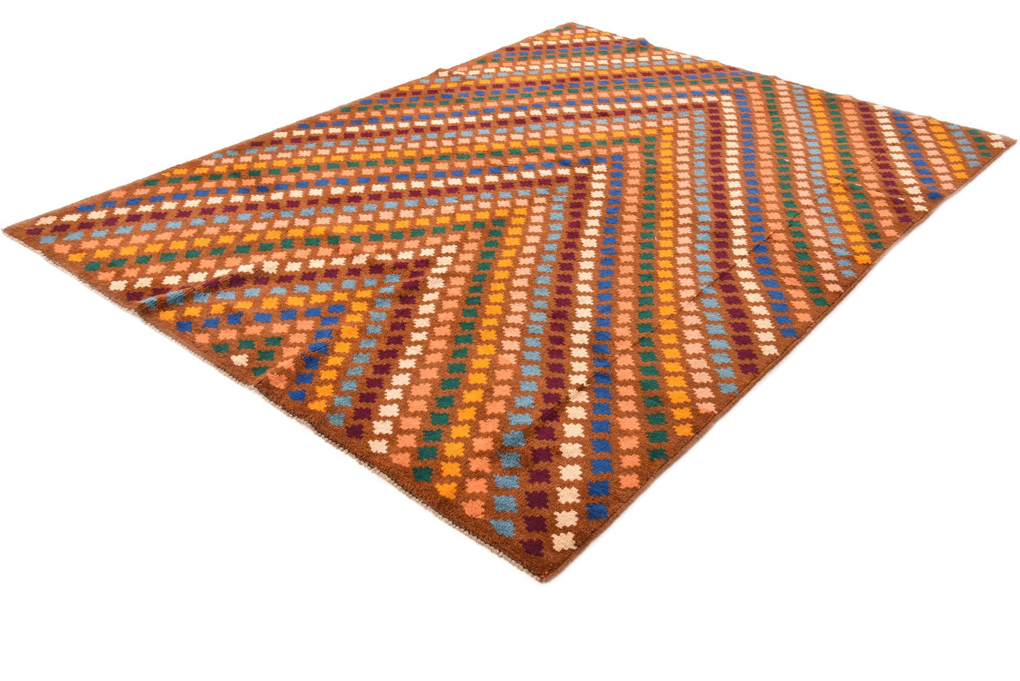 6' 2 x 8' 4 Hand Knotted Balouch Wool Rug