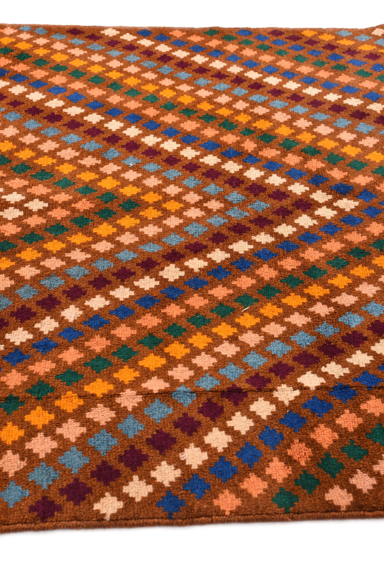 6' 2 x 8' 4 Hand Knotted Balouch Wool Rug