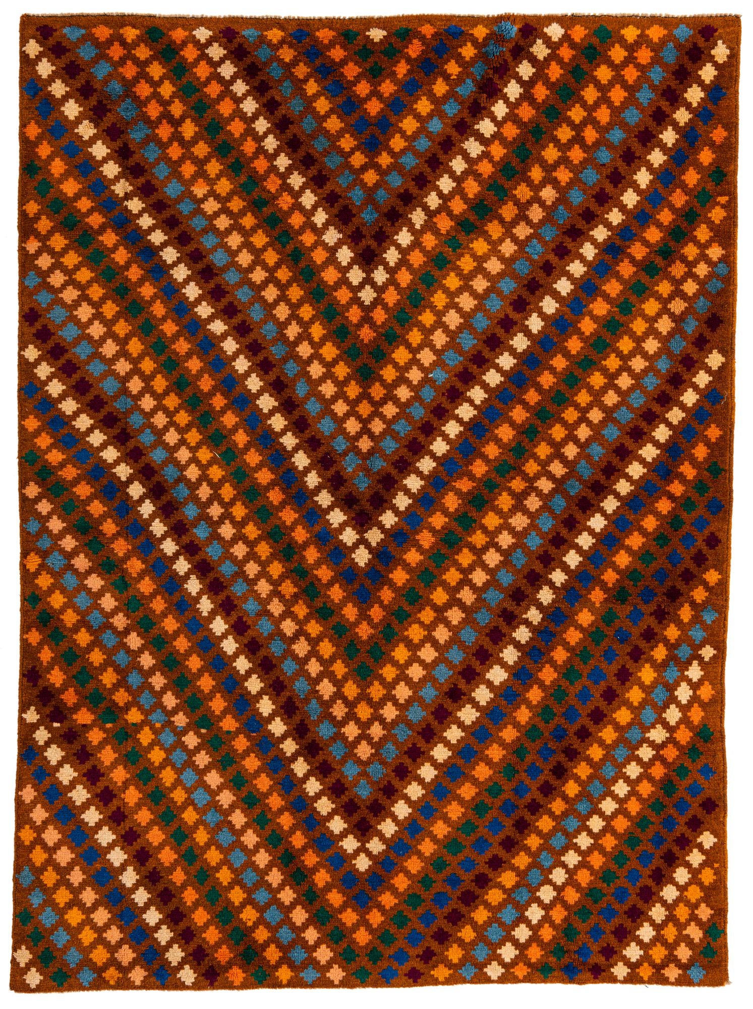 6' 2 x 8' 4 Hand Knotted Balouch Wool Rug