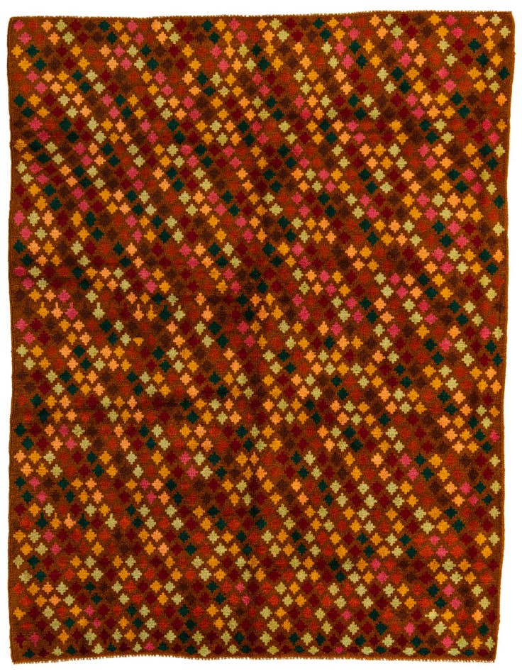 Detail image of 6' x 8' Hand Knotted Balouch Wool Rug