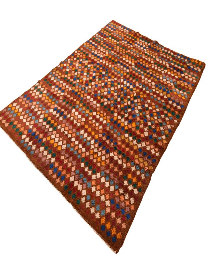 Detail image of 6' x 8' 2  Hand Knotted Balouch Wool Rug