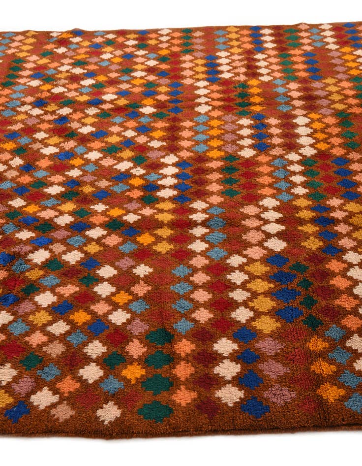 Detail image of 6' x 8' 2  Hand Knotted Balouch Wool Rug