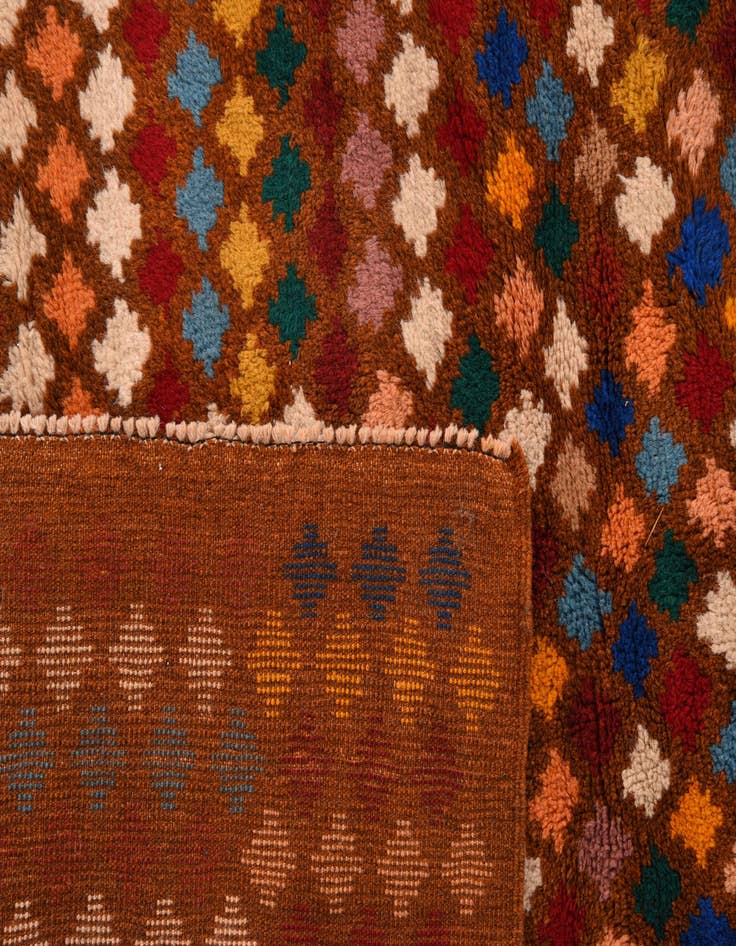 Detail image of 6' x 8' 2  Hand Knotted Balouch Wool Rug