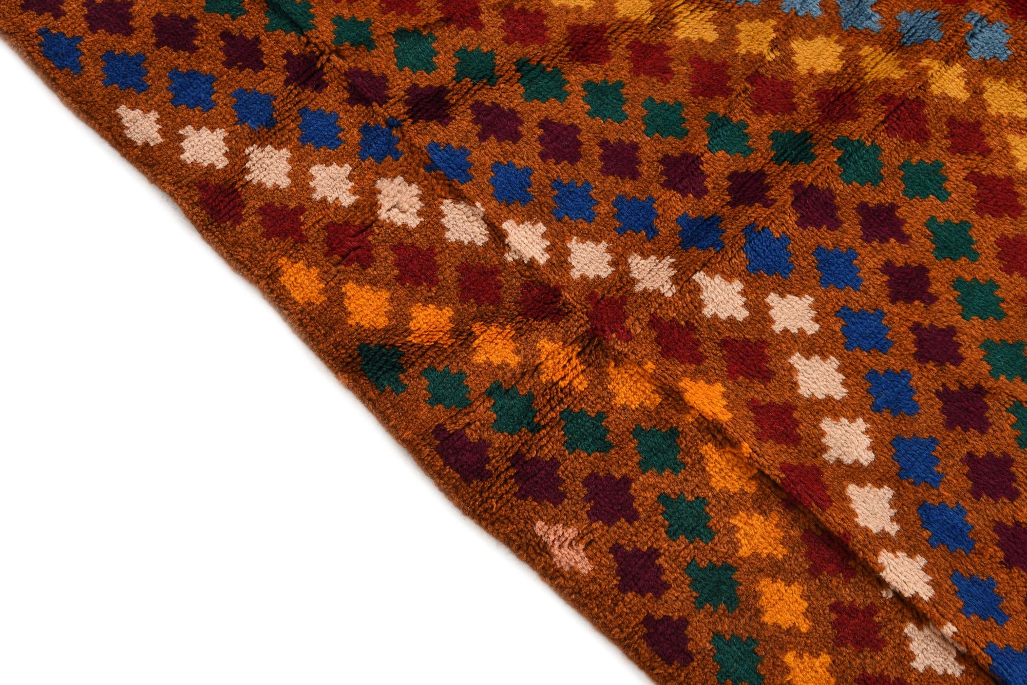 6' 2 x 8' 3 Hand Knotted Balouch Wool Rug
