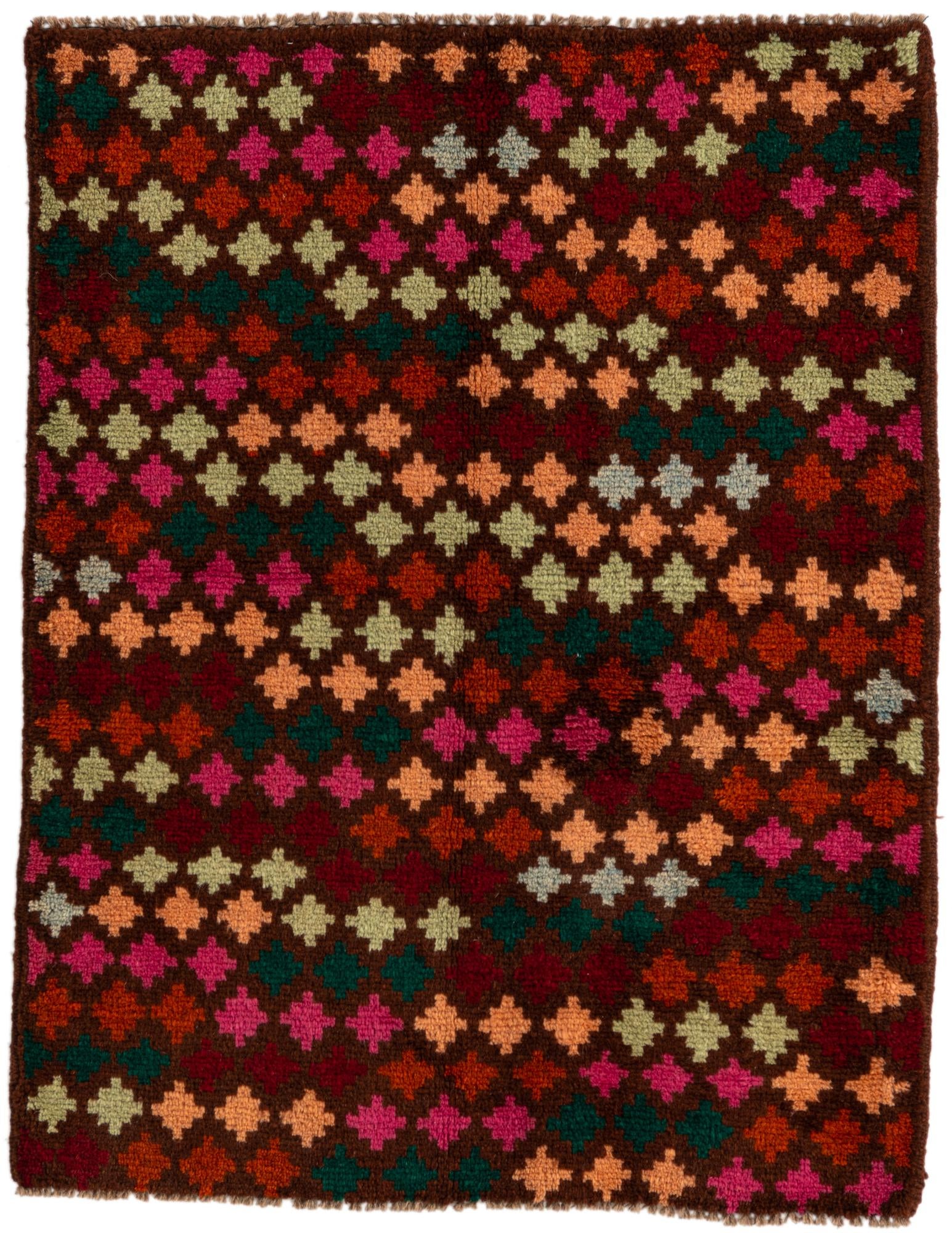 2' 3 x 3' Hand Knotted Balouch Wool Rug