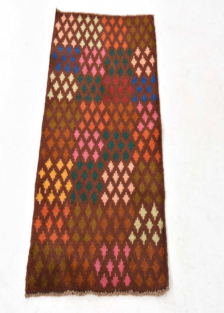 2' 1 x 3' Hand Knotted Balouch Wool Rug