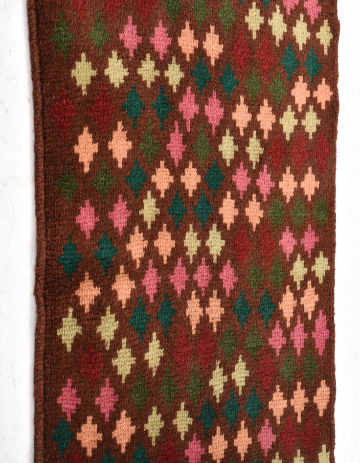 Detail image of 2' 1 x 3' Hand Knotted Balouch Wool Rug