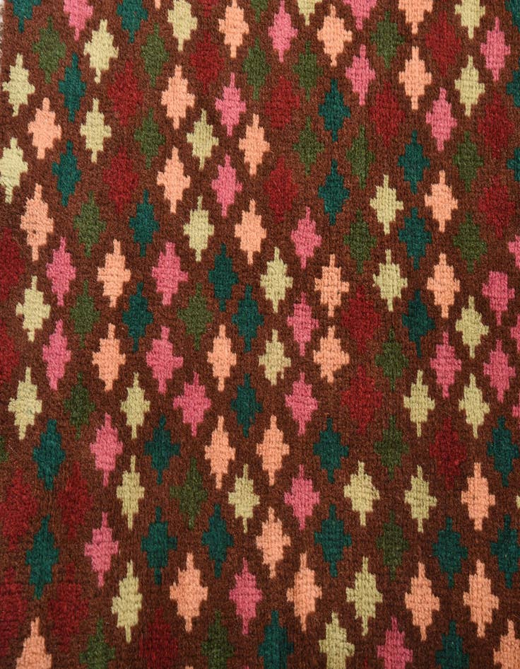 Detail image of 2' 1 x 3'  Hand Knotted Balouch Wool Rug