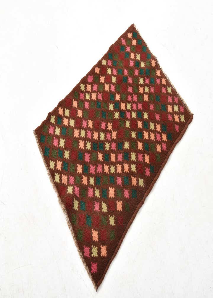 2' 1 x 3' Hand Knotted Balouch Wool Rug