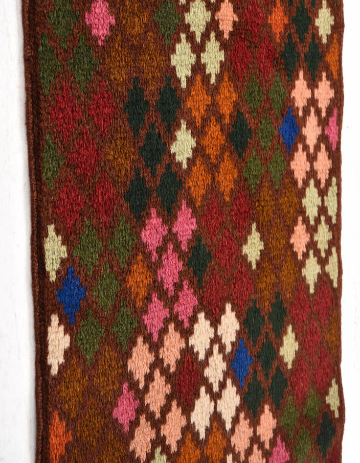Detail image of 2' 1 x 2' 11 Hand Knotted Balouch Wool Rug