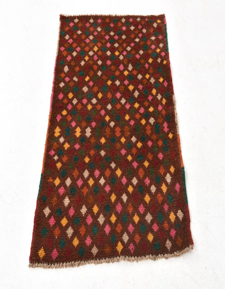 Detail image of 2' x 2' 11 Hand Knotted Balouch Wool Rug