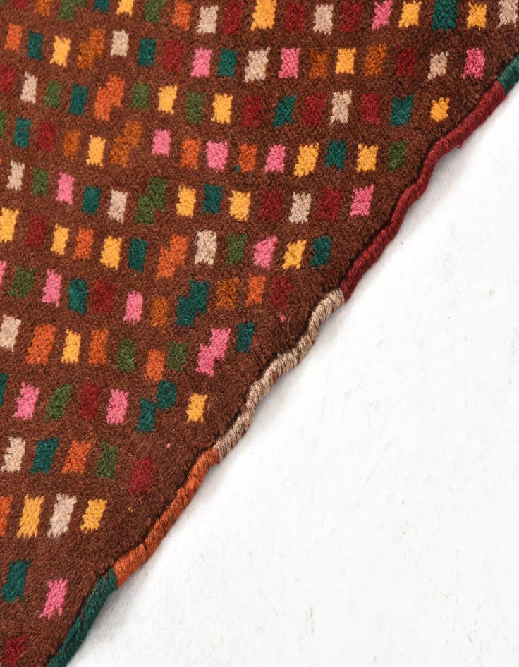Detail image of 2' x 2' 11 Hand Knotted Balouch Wool Rug