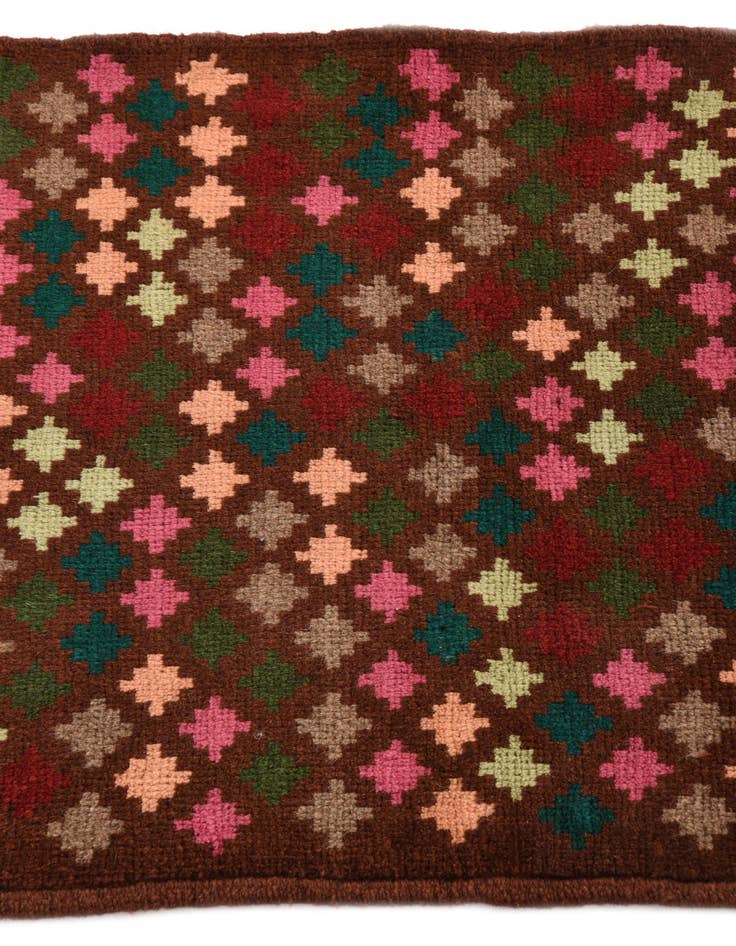 Detail image of 2' 2 x 3'  Hand Knotted Balouch Wool Rug