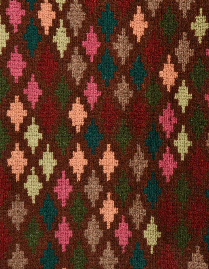 Detail image of 2' 2 x 3'  Hand Knotted Balouch Wool Rug