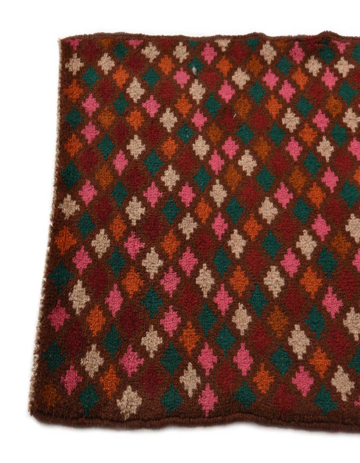 Detail image of 2' x 3'  Hand Knotted Balouch Wool Rug