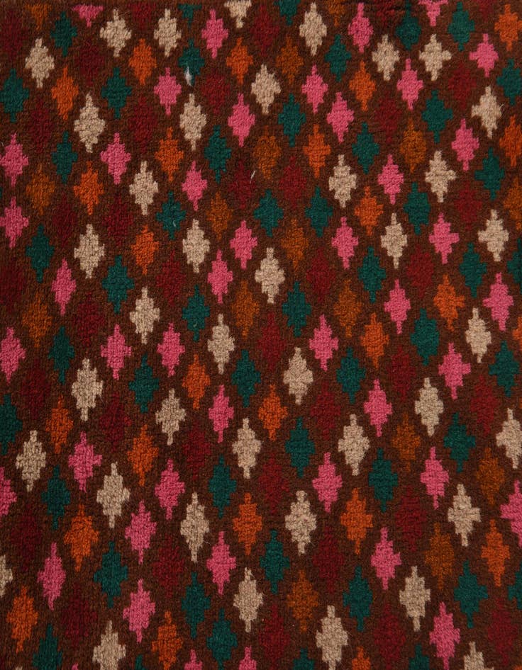 Detail image of 2' x 3'  Hand Knotted Balouch Wool Rug