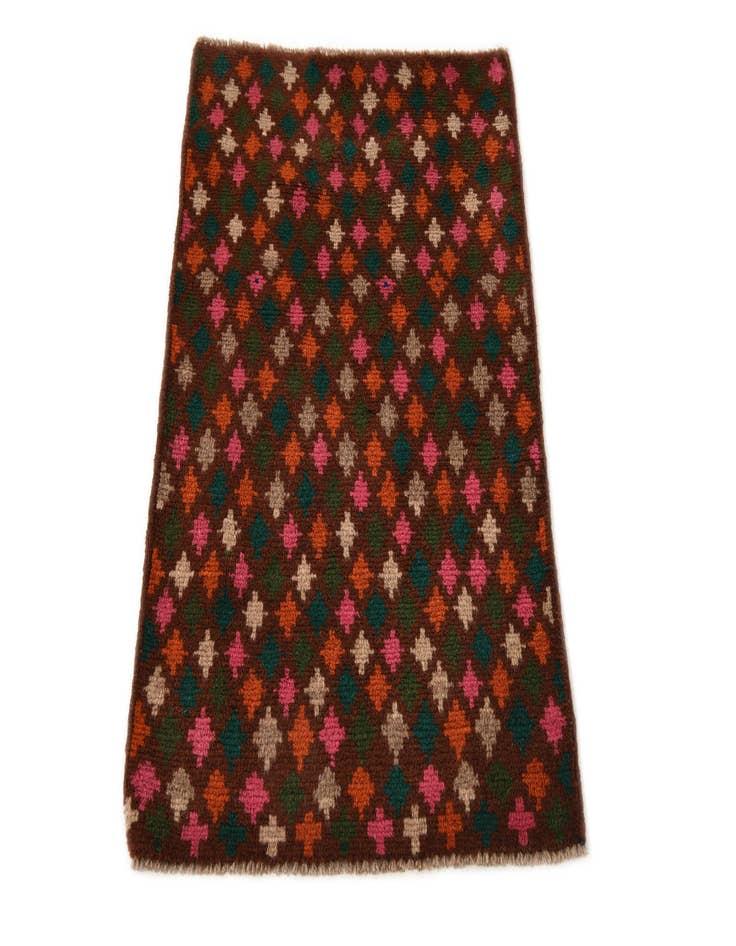 Detail image of 2' x 3' Hand Knotted Balouch Wool Rug