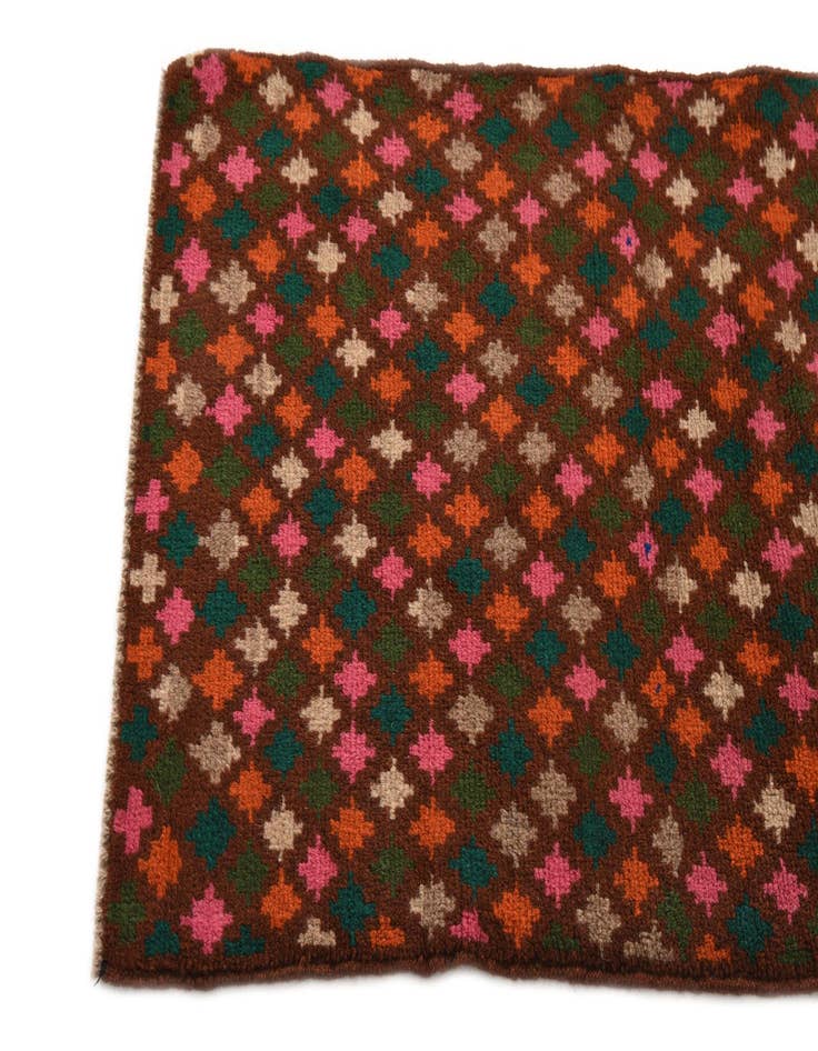 Detail image of 2' x 3' Hand Knotted Balouch Wool Rug