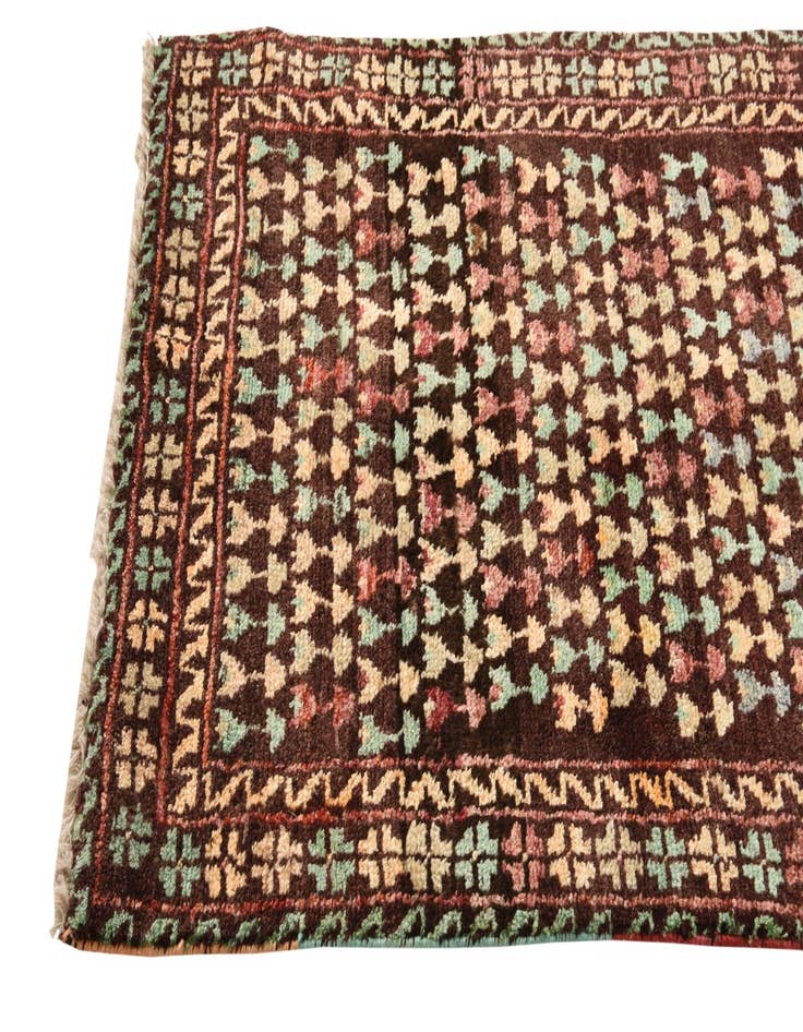 Detail image of 2' 9 x 4' 6 Hand Knotted Balouch Wool Rug