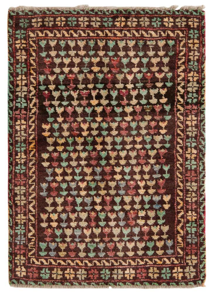 2' 9 x 4' 6 Hand Knotted Balouch Wool Rug