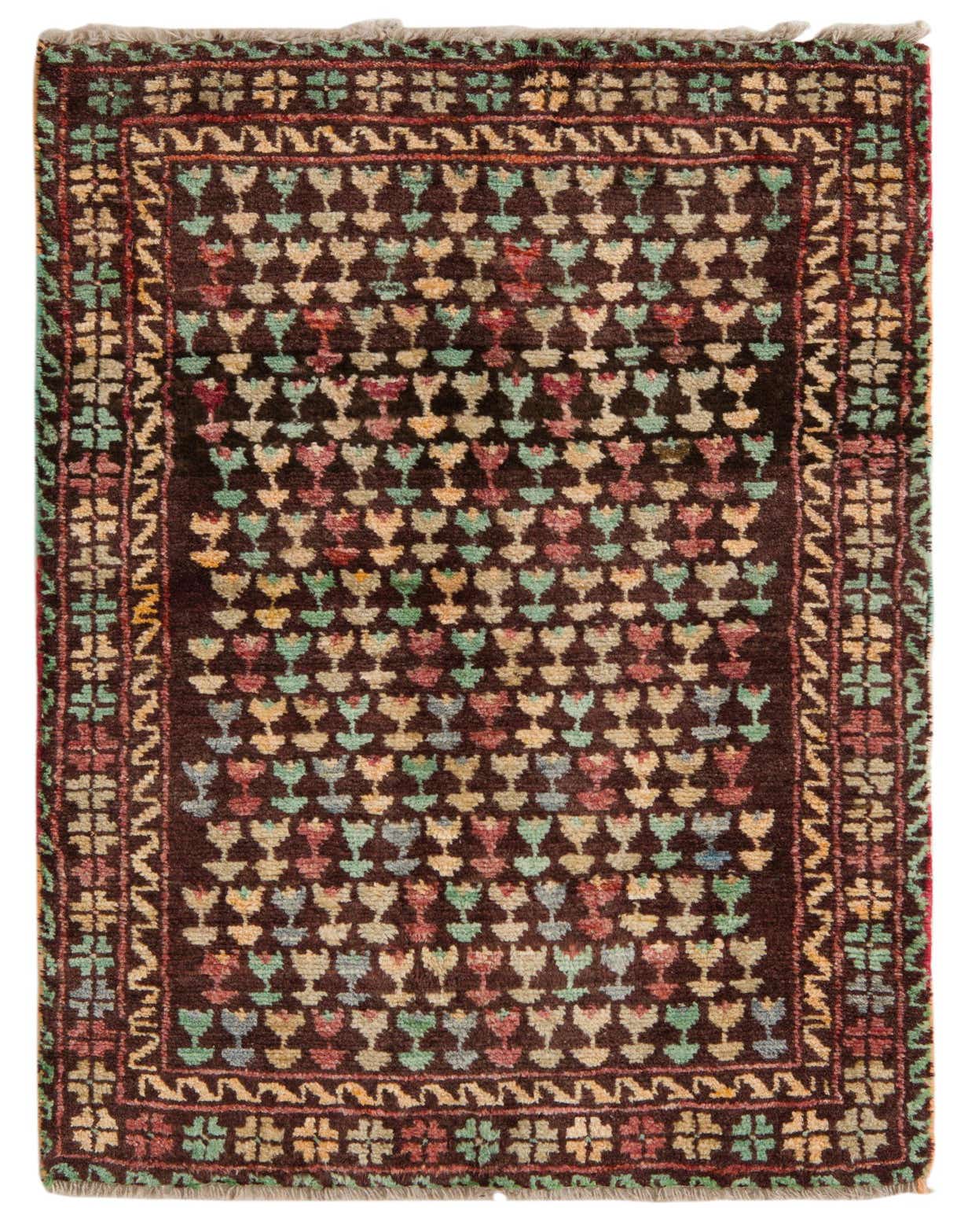 2' 9 x 4' 6 Hand Knotted Balouch Wool Rug