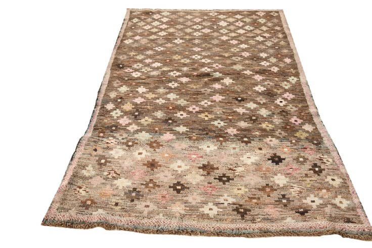 Detail image of 3' 8 x 6' 5 Hand Knotted Balouch Wool Rug