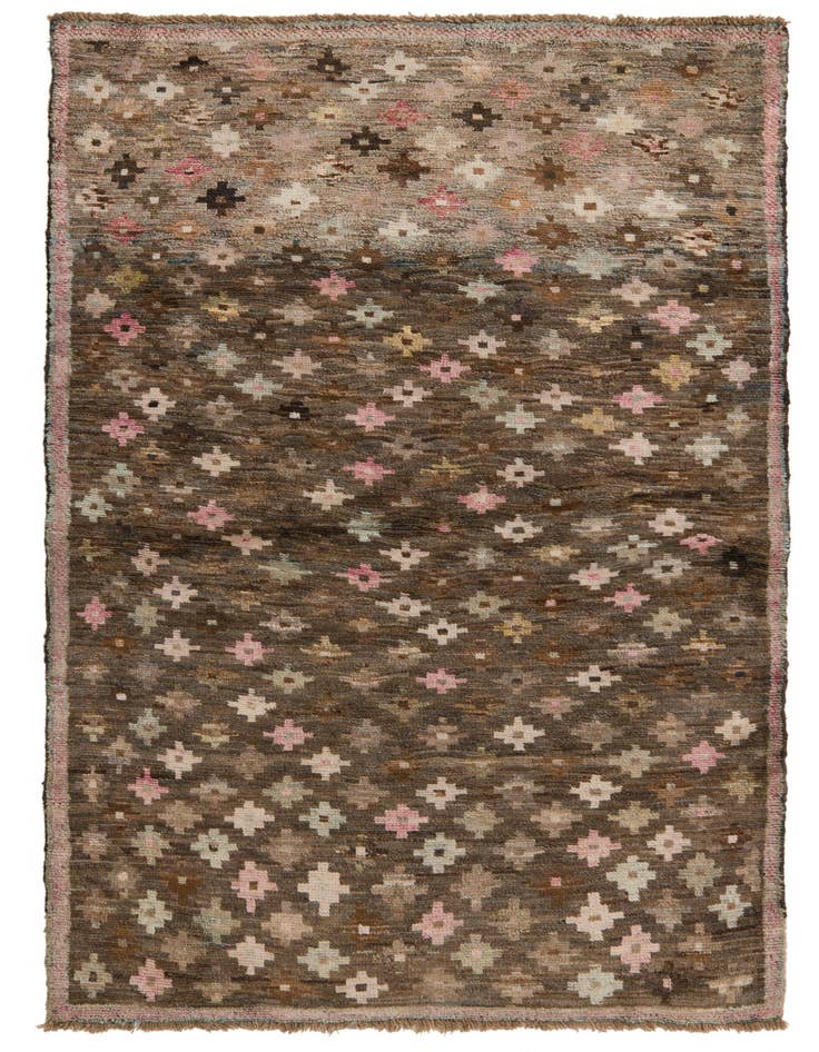 Detail image of 3' 8 x 6' 5 Hand Knotted Balouch Wool Rug