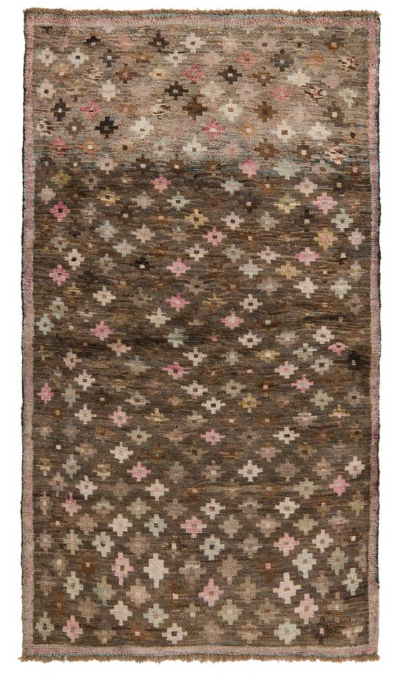 Detail image of 3' 8 x 6' 5 Hand Knotted Balouch Wool Rug