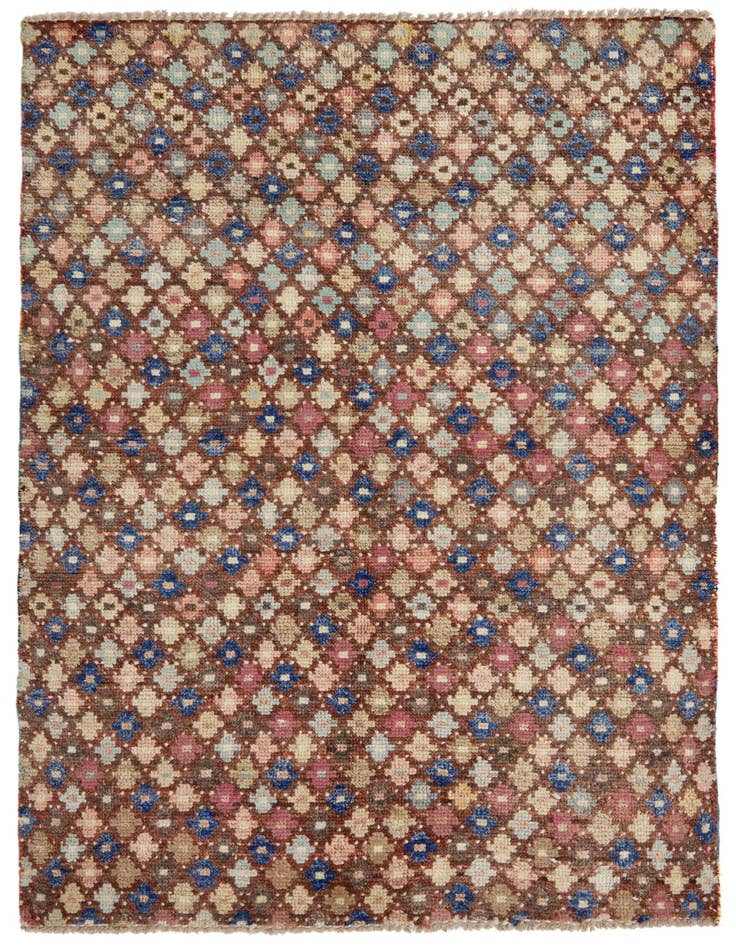 Detail image of 3' 10 x 5' 8 Hand Knotted Balouch Wool Rug