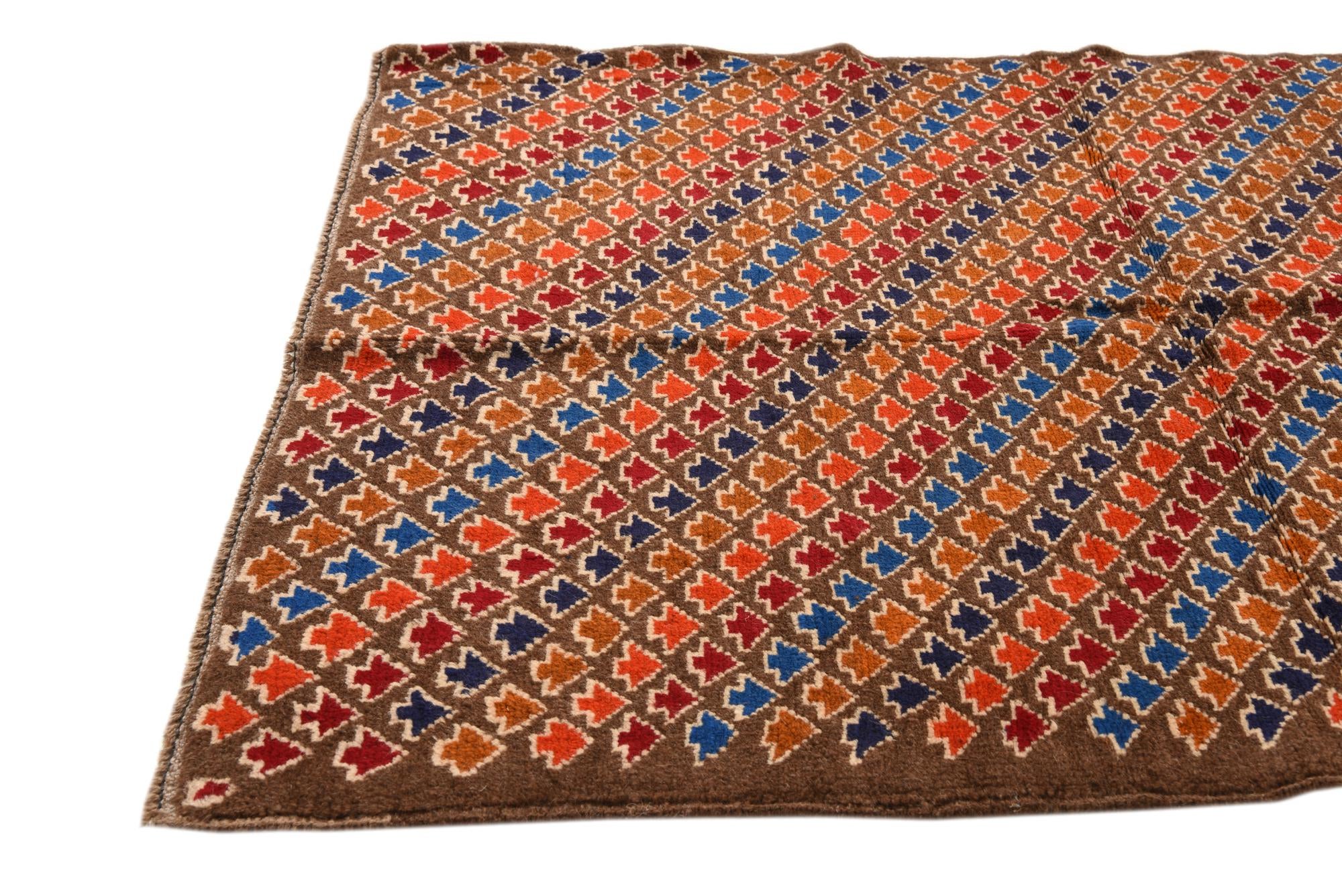 3' 9 x 5' 9 Hand Knotted Balouch Wool Rug